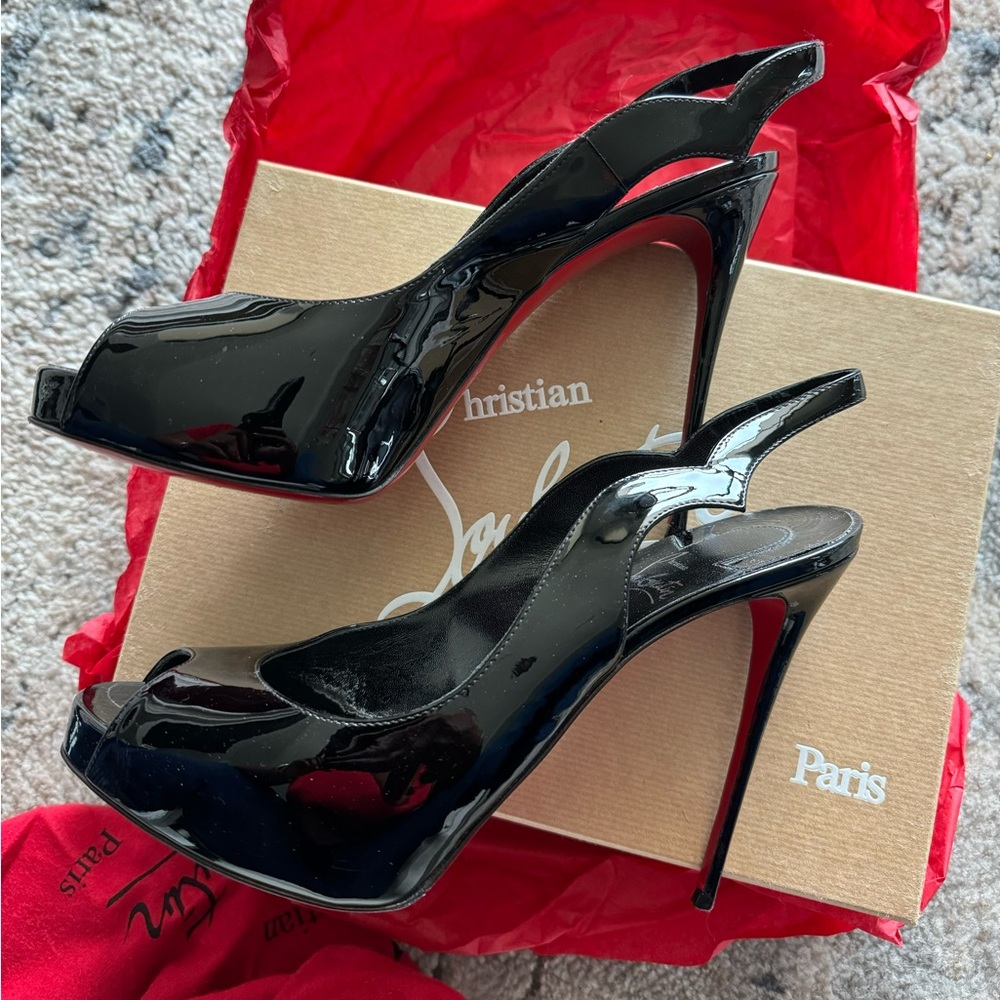 Christian Louboutin Hot Chick Sling Alta - Picture 6 of 7